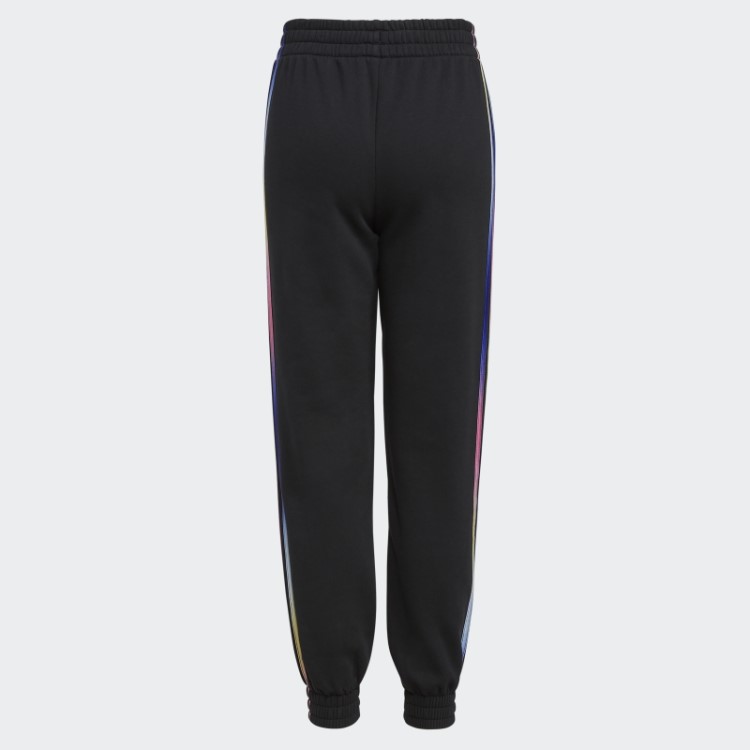 Calça Esportiva De Lã Com Listras Pretas Allover Da Adidas (tamanho Estendido)