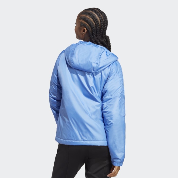 Jaqueta Com Capuz Isolada Essentials Azul Adidas