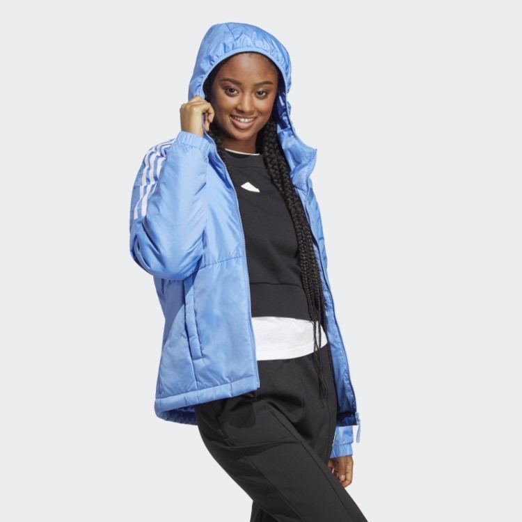 Jaqueta Com Capuz Isolada Essentials Azul Adidas