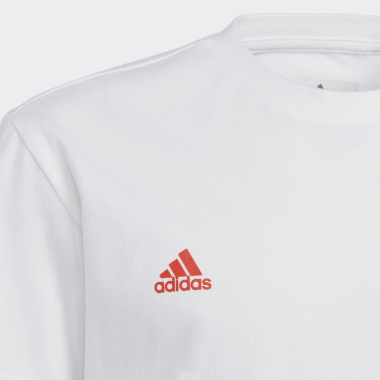 Adidas X Lego Soccer Número 10 Camiseta Estampada Branca Quente