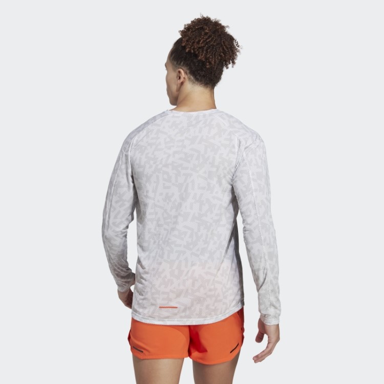 T-shirt De Manga Comprida Terrex Trail Running Adidas Branca