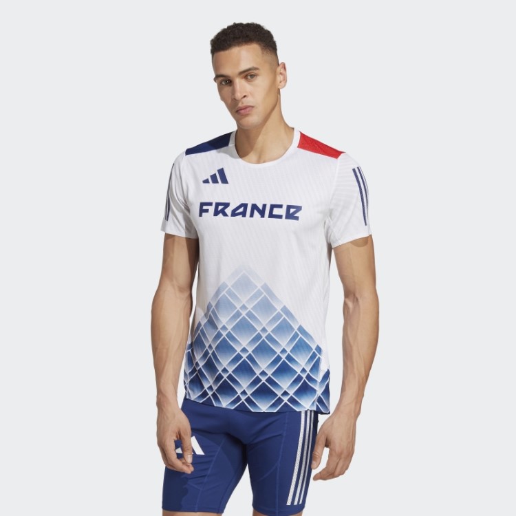 Camiseta Branca Adidas Adizero Promo