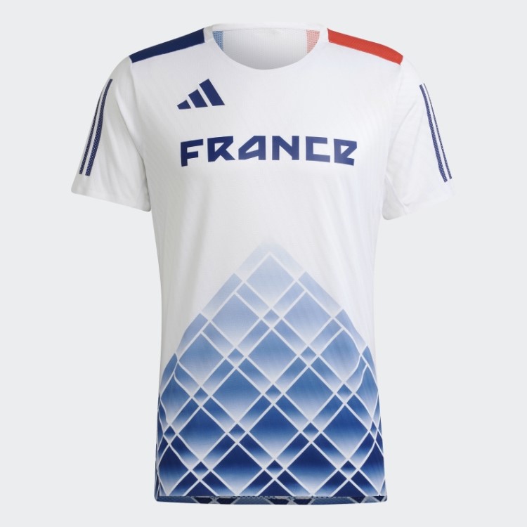 Camiseta Branca Adidas Adizero Promo