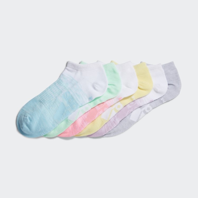 Adidas Branco Comprimento Curto Badge Of Sport 3 6pk Meias No-show