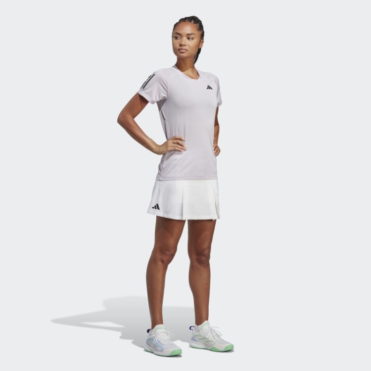 Saia Plissada Club Tennis Adidas White Fashion