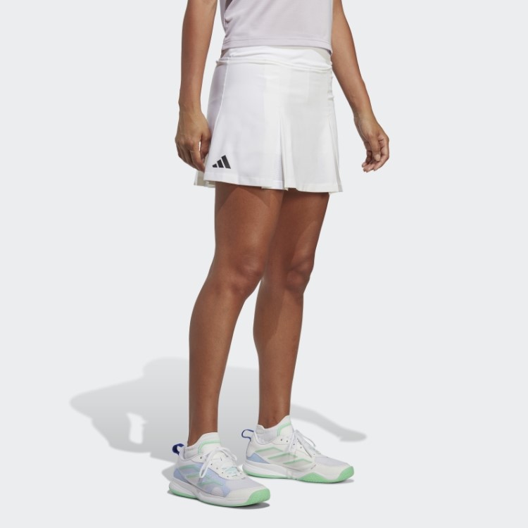 Saia Plissada Club Tennis Branca Adidas