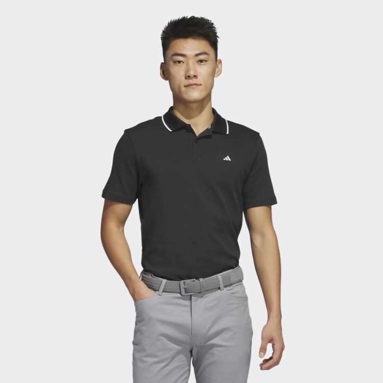 Adidas Go-to Piqué Golf Camisa Polo Preta