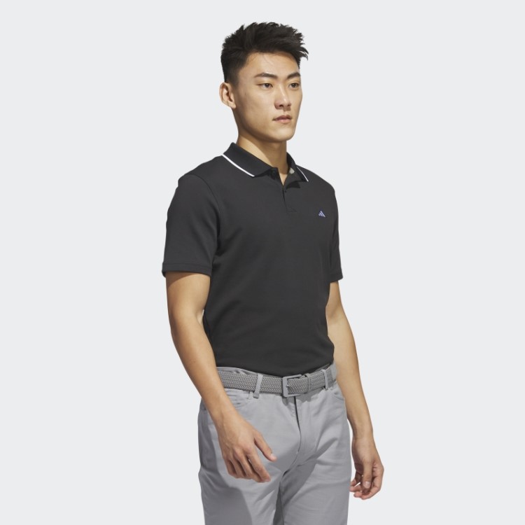 Adidas Go-to Piqué Golf Camisa Polo Preta