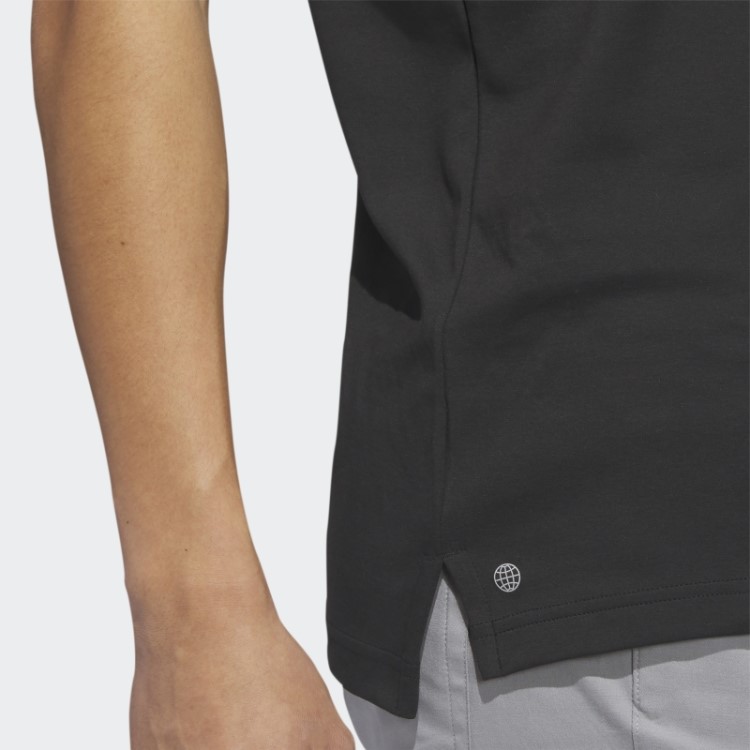 Adidas Go-to Piqué Golf Camisa Polo Preta