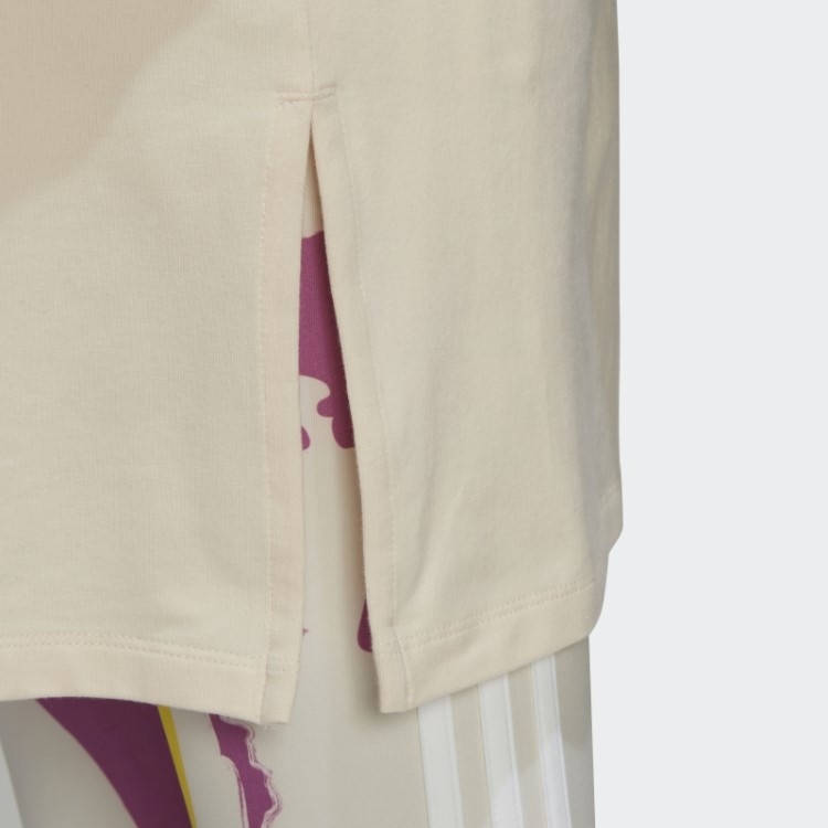 Vestido Ecru Matt Adidas Thebe Magugu