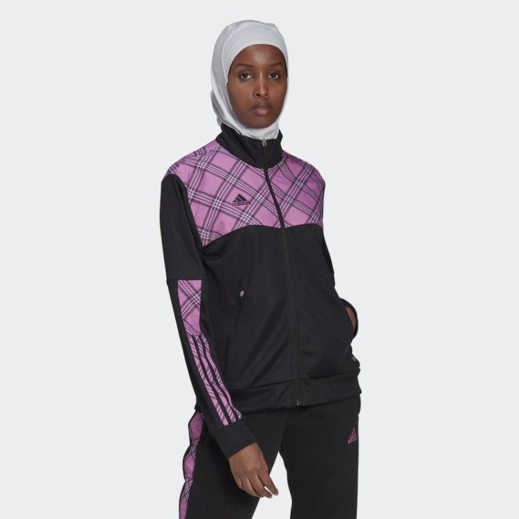 Jaqueta Adidas Tiro Lilás
