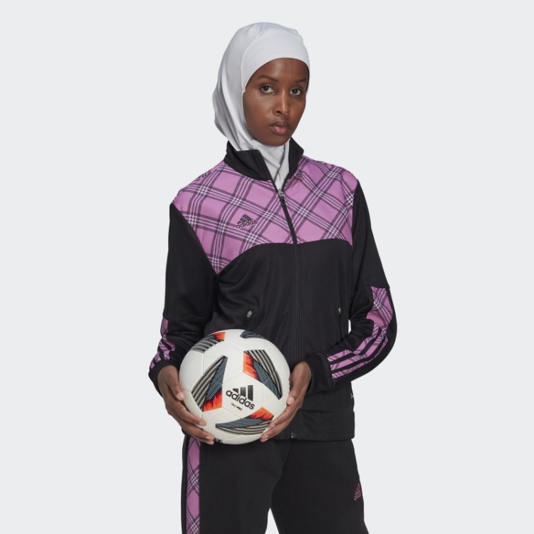 Jaqueta Adidas Tiro Lilás