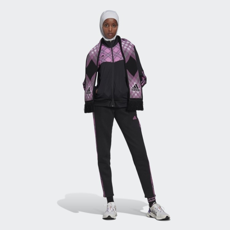 Jaqueta Adidas Tiro Lilás