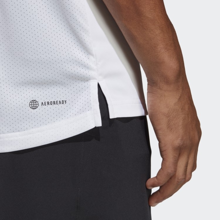 Camiseta De Tênis Adidas Club Branca Quente