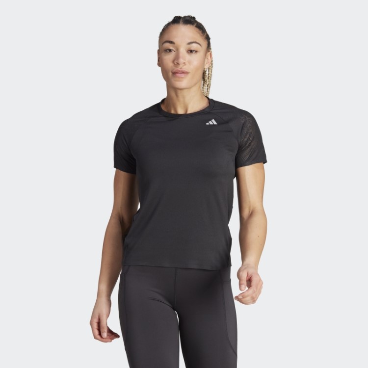 Camiseta Preta Adidas Adizero Running