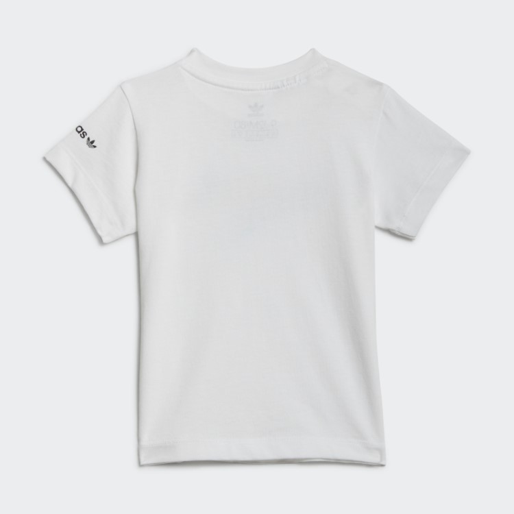 Camiseta De Praia Branca Adidas Estampada