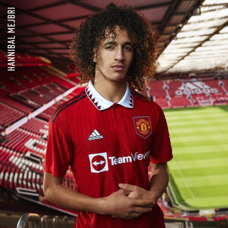 Real Red Manchester United 22/23 Home Autêntico Jersey Adidas