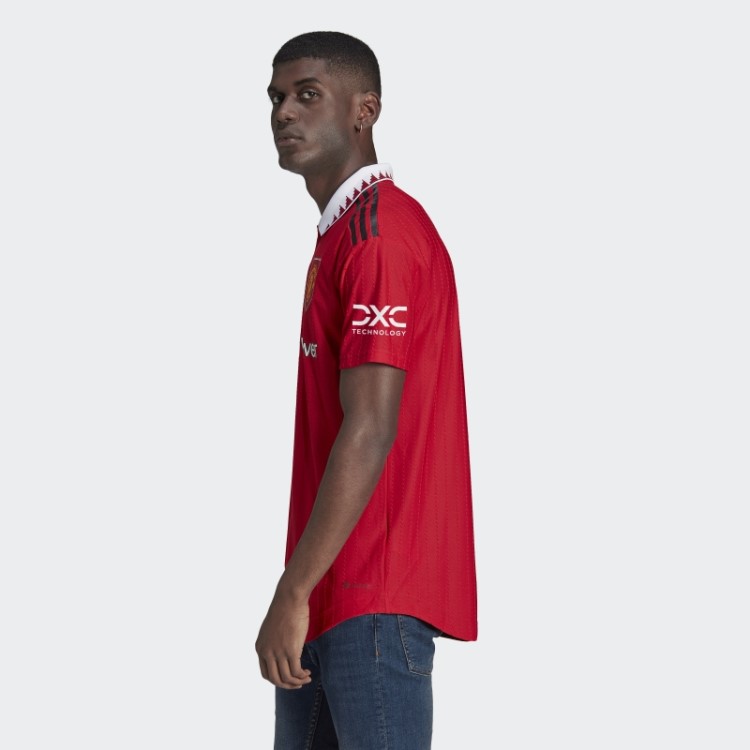 Real Red Manchester United 22/23 Home Autêntico Jersey Adidas