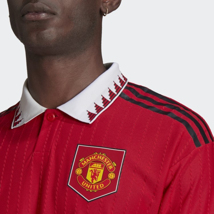 Real Red Manchester United 22/23 Home Autêntico Jersey Adidas