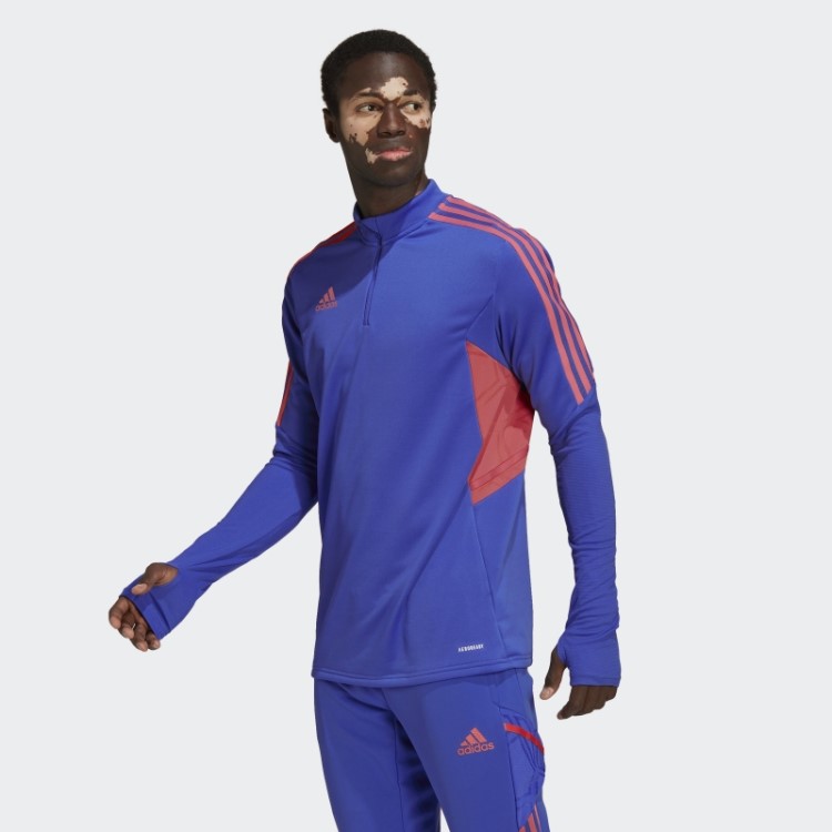 Adidas Condivo 22 Predador Track Top Azul De Alta Resolução