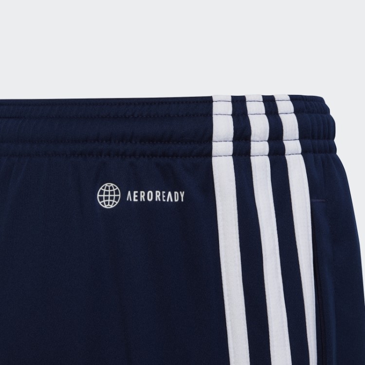 Short Adidas Train Essentials Aeroready 3 Listras Regular Fit Azul Escuro