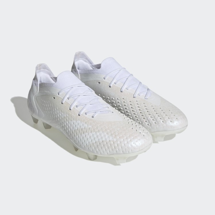 Adidas Predador Precisão.1 Botas Baixas E Firmes Moda Branca