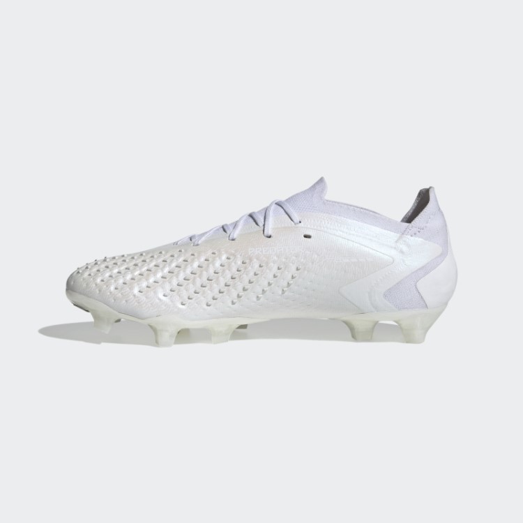 Adidas Predador Precisão.1 Botas Baixas E Firmes Moda Branca