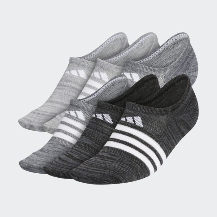 Meias Superlite Super-no-show 6 Pares Adidas Preto