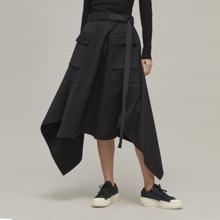 Saia De Lã Refinada Adidas Y-3