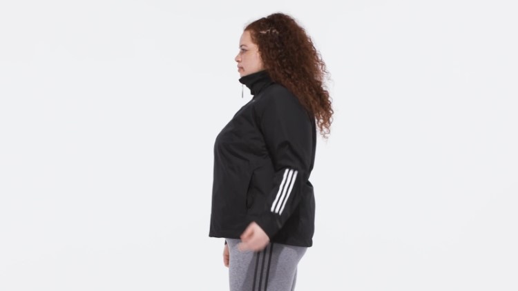 Jaqueta Adidas Bsc 3 Listras Rain.rdy (tamanho Grande) Preto