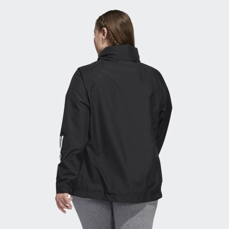 Jaqueta Adidas Bsc 3 Listras Rain.rdy (tamanho Grande) Preto