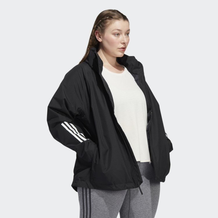 Jaqueta Adidas Bsc 3 Listras Rain.rdy (tamanho Grande) Preto