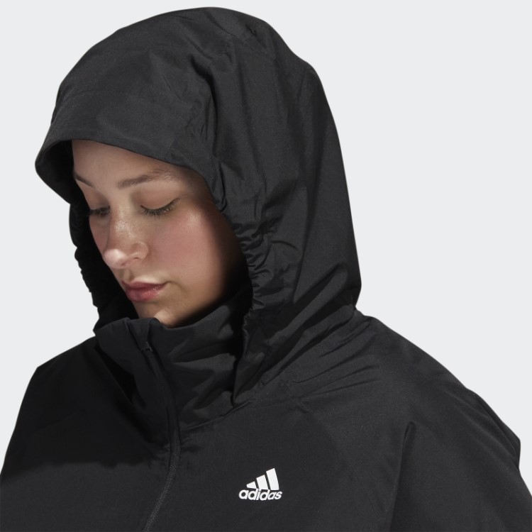 Jaqueta Adidas Bsc 3 Listras Rain.rdy (tamanho Grande) Preto