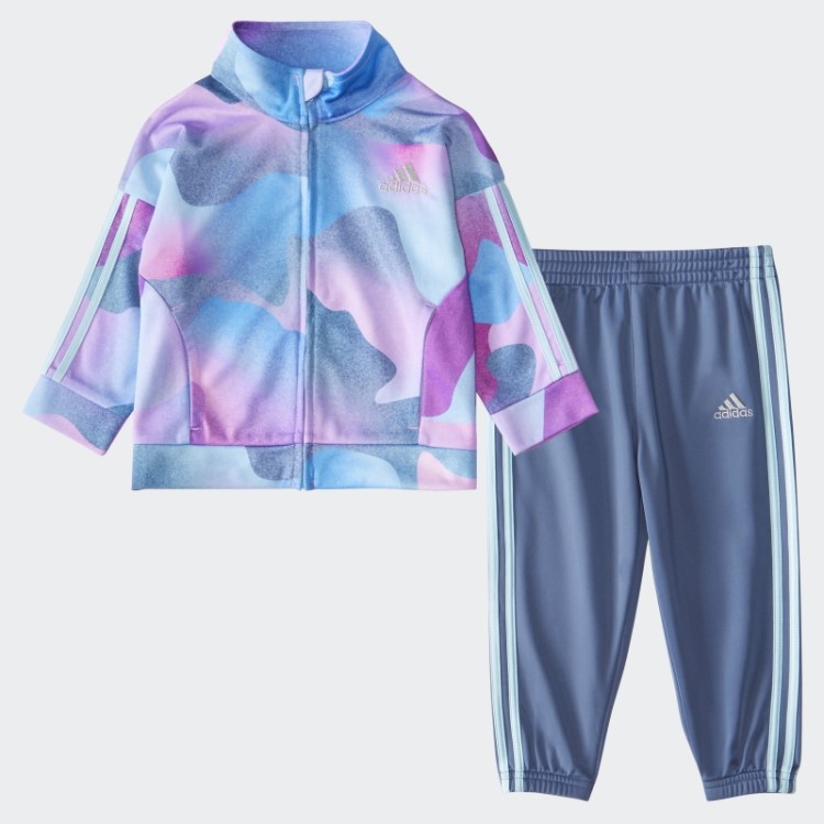 Conjunto De Corrida Com Estampa Camuflada Adidas Lilás