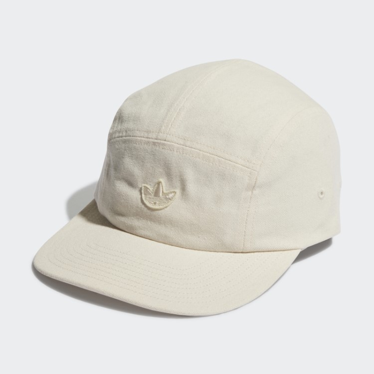 Boné Branco Adicolor Com Cinco Painéis Adidas