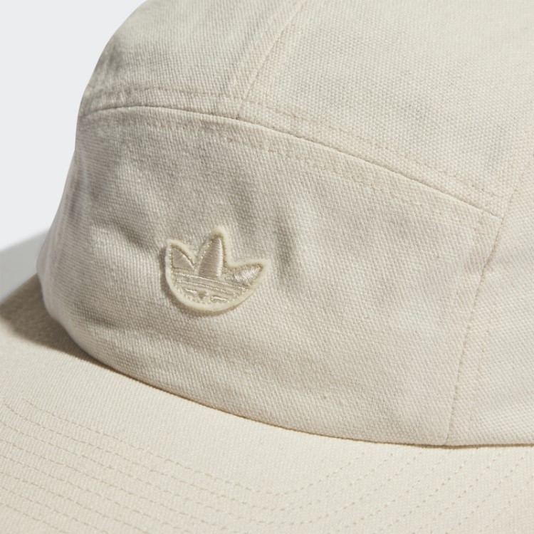 Boné Branco Adicolor Com Cinco Painéis Adidas