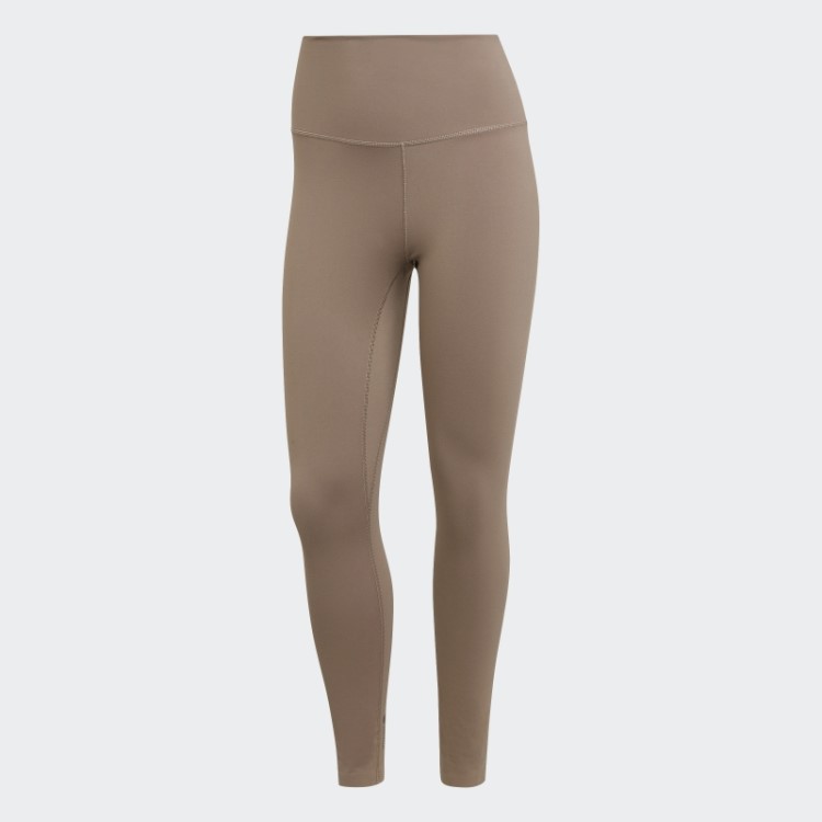 Legging Adidas Yoga Luxe Studio 7/8 Marrom Giz