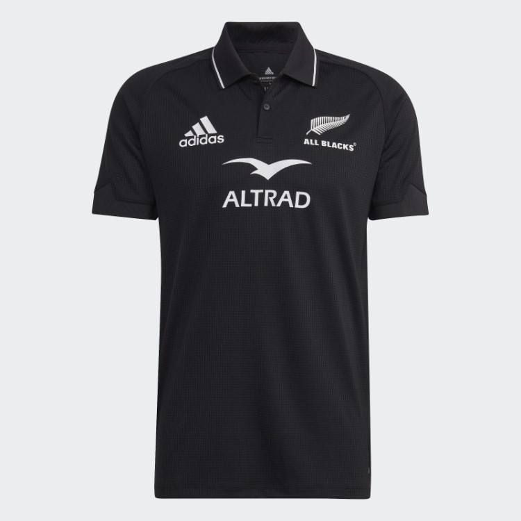 All Blacks Rugby Home Camisa Pólo Adidas Preto