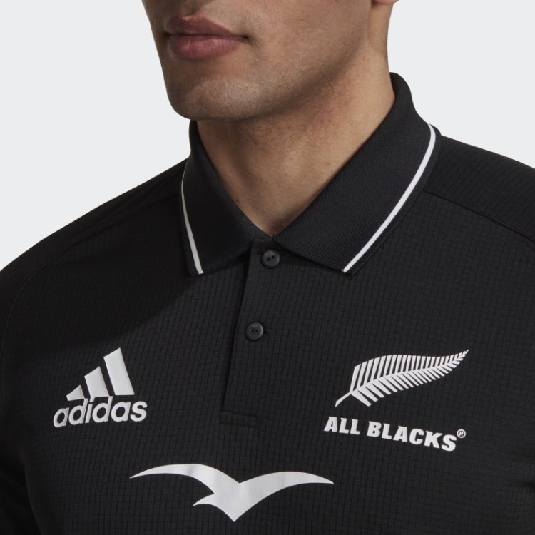 All Blacks Rugby Home Camisa Pólo Adidas Preto