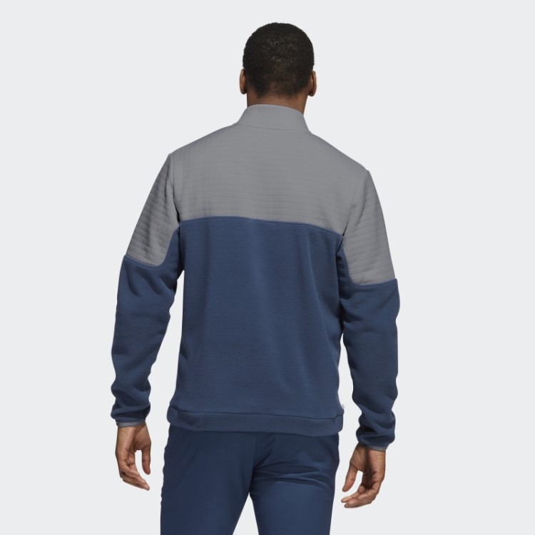 Pulôver De Zíper 1/4 Colorblock Dwr Adidas Cinza