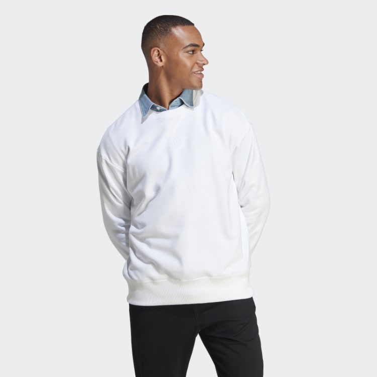 Moletom Branco All Szn French Terry Adidas