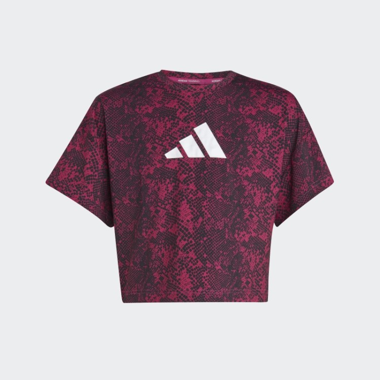 Camiseta Adidas Fúcsia Aeroready Animal Print