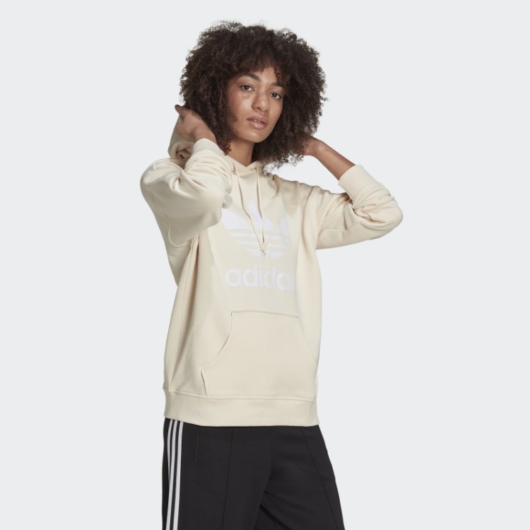 Adidas Adicolor Moletom Com Capuz Trevo Branco