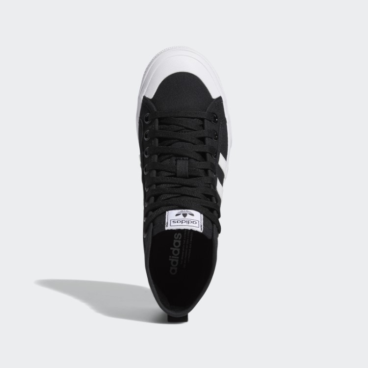 Adidas Nizza Plataforma Sapatos Médios Moda Branca