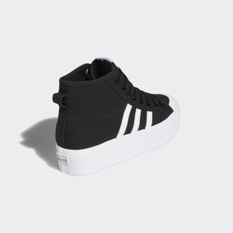 Adidas Nizza Plataforma Sapatos Médios Moda Branca