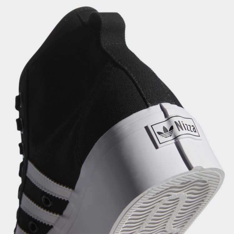 Adidas Nizza Plataforma Sapatos Médios Moda Branca