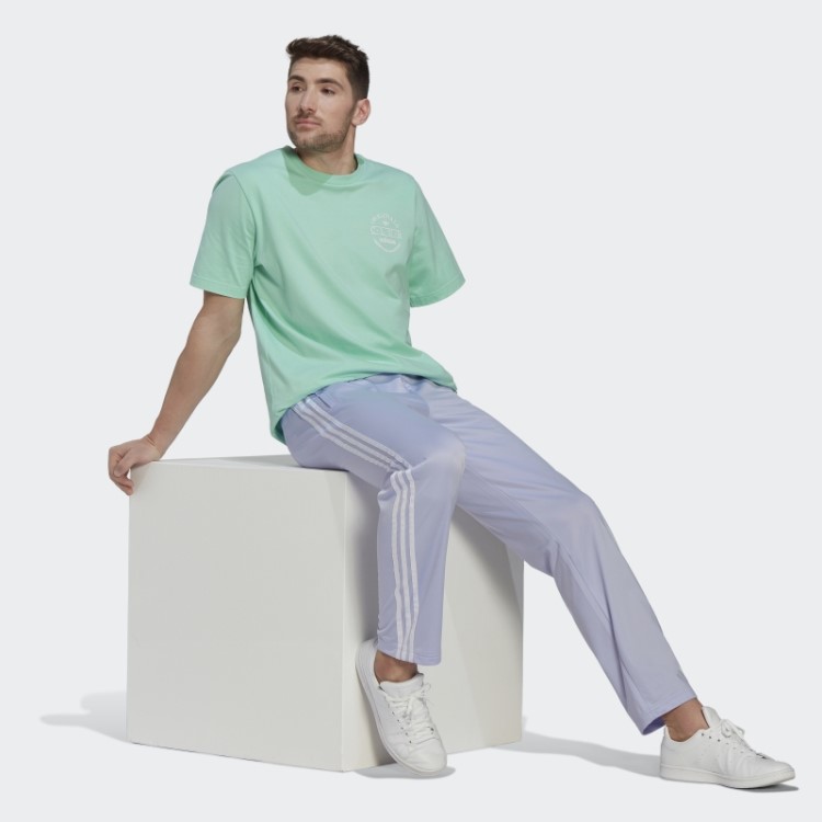 Parte De Baixo Do Agasalho De Perna Reta Tom Violeta Adidas
