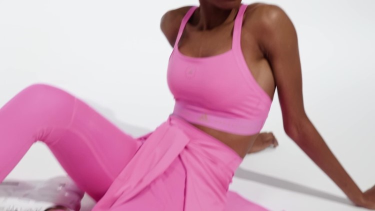 Rosa Adidas By Stella Mccartney Truepurpose Moda Sutiã De Suporte Médio