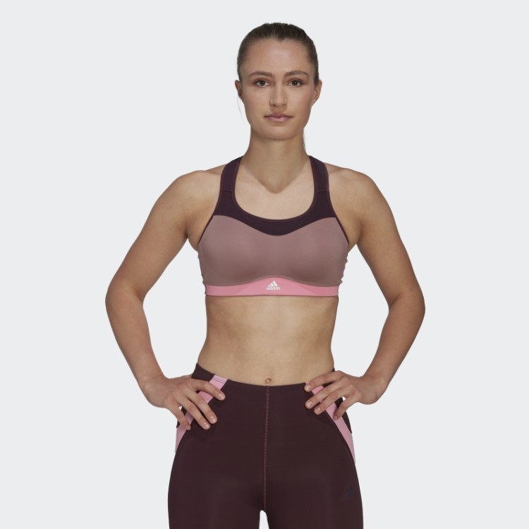 Sutiã Tlrd Impact Training De Alto Suporte Adidas Roxo