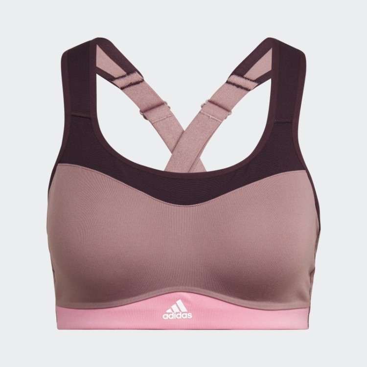 Sutiã Tlrd Impact Training De Alto Suporte Adidas Roxo